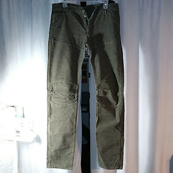 g star corduroy pants